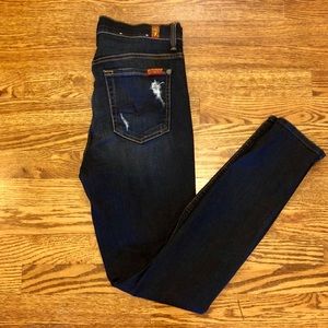 Seven Jeans: High Rise Skinny Ankle, Size 28